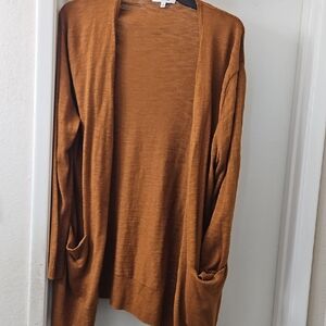 Women's Brown Sweater Cardigan